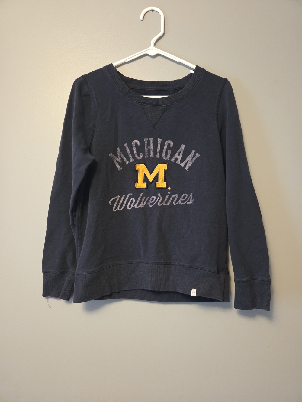 U Of M 47 Navy Pullover Sweatshirt
